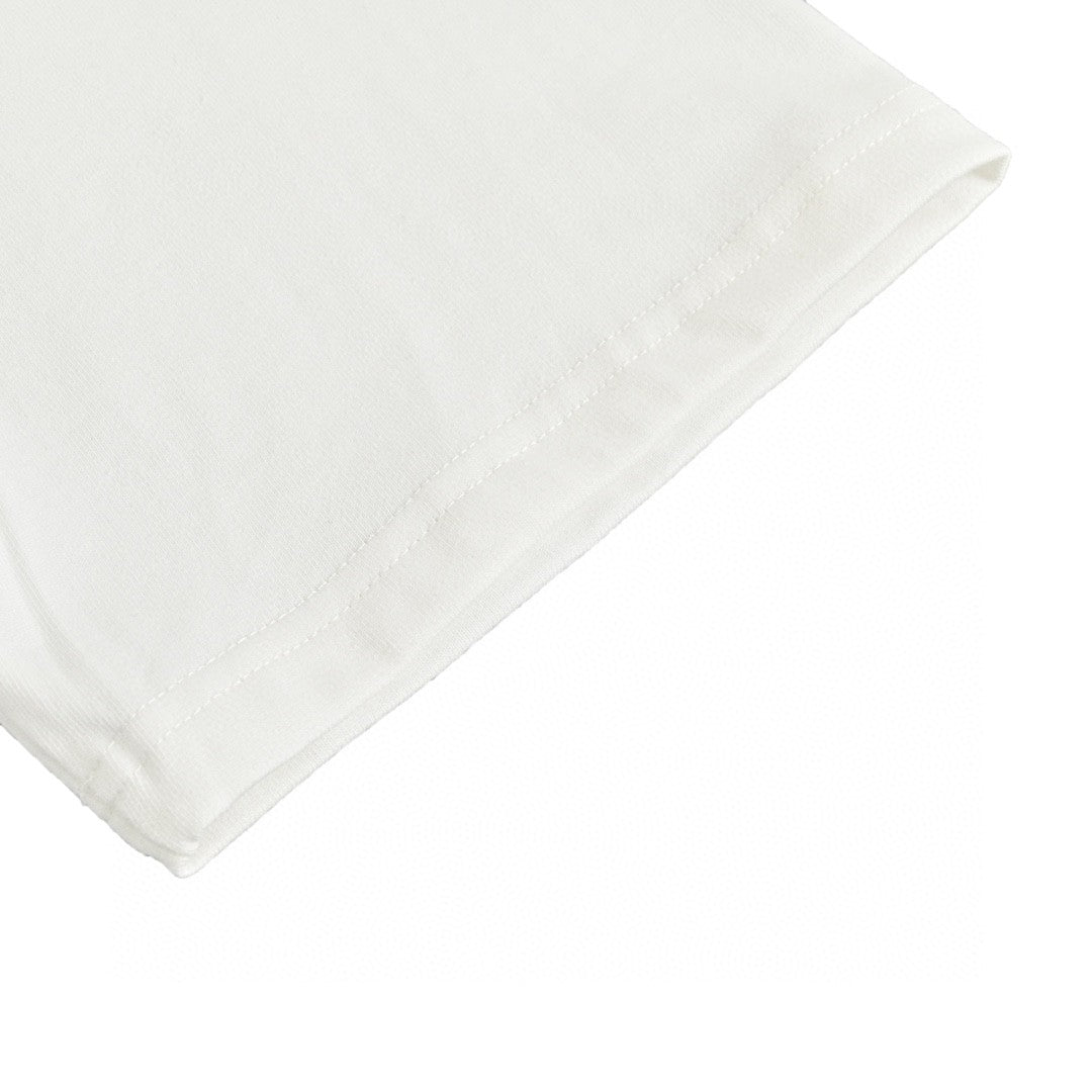 T-shirt blanc Gucci avec logo superposé