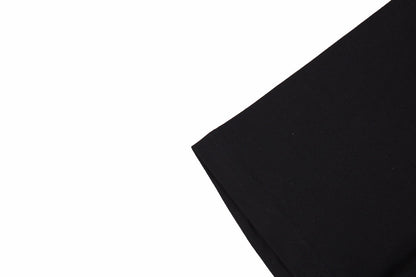 T-shirt noir GUCCI x BALENCIAGA à logo fleuri