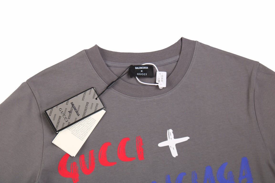 T-shirt gris GUCCI x BALENCIAGA