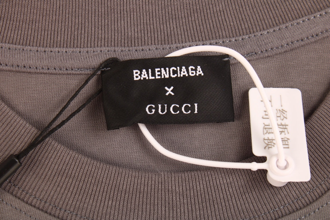 T-shirt gris GUCCI x BALENCIAGA