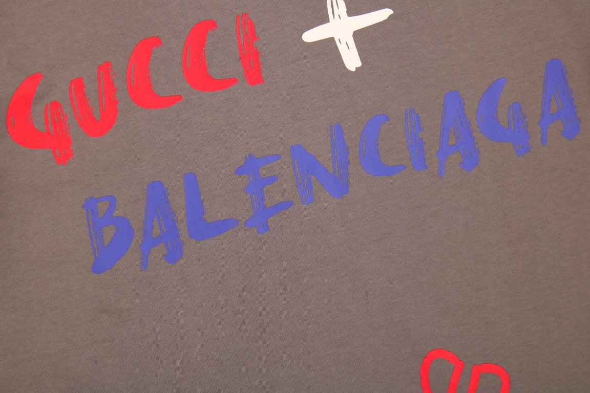 T-shirt gris GUCCI x BALENCIAGA