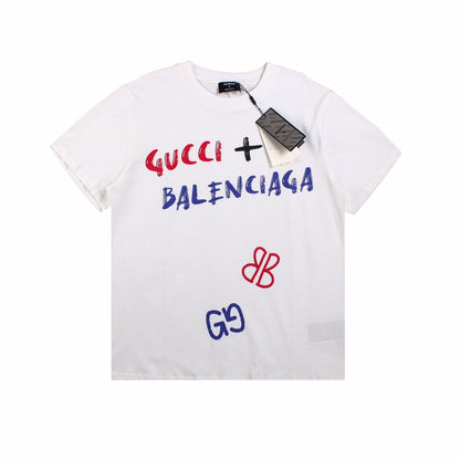 T-shirt blanc GUCCI x BALENCIAGA