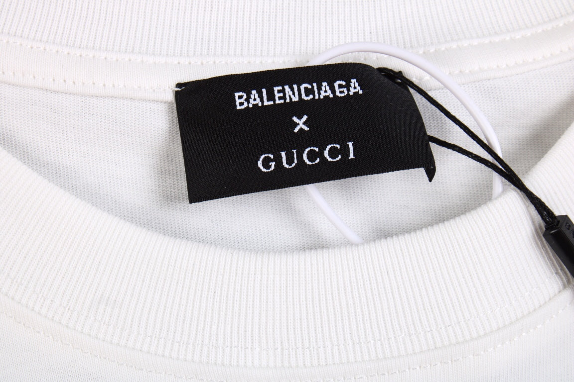 T-shirt blanc GUCCI x BALENCIAGA