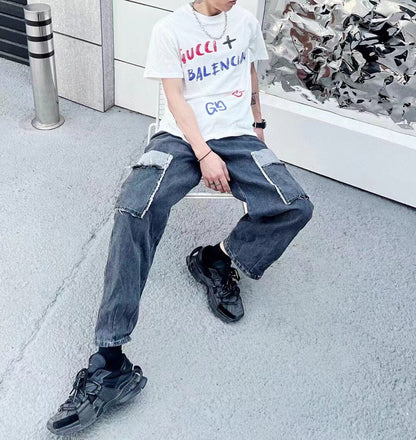 T-shirt blanc GUCCI x BALENCIAGA