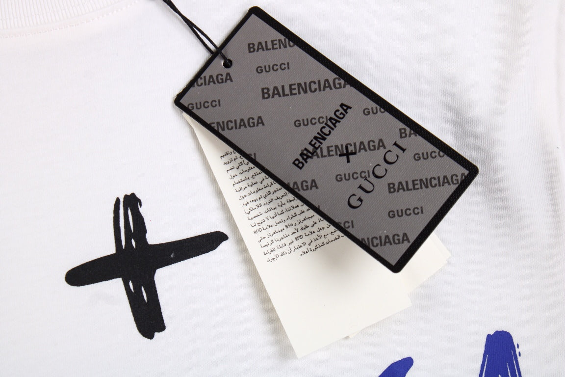 T-shirt blanc GUCCI x BALENCIAGA