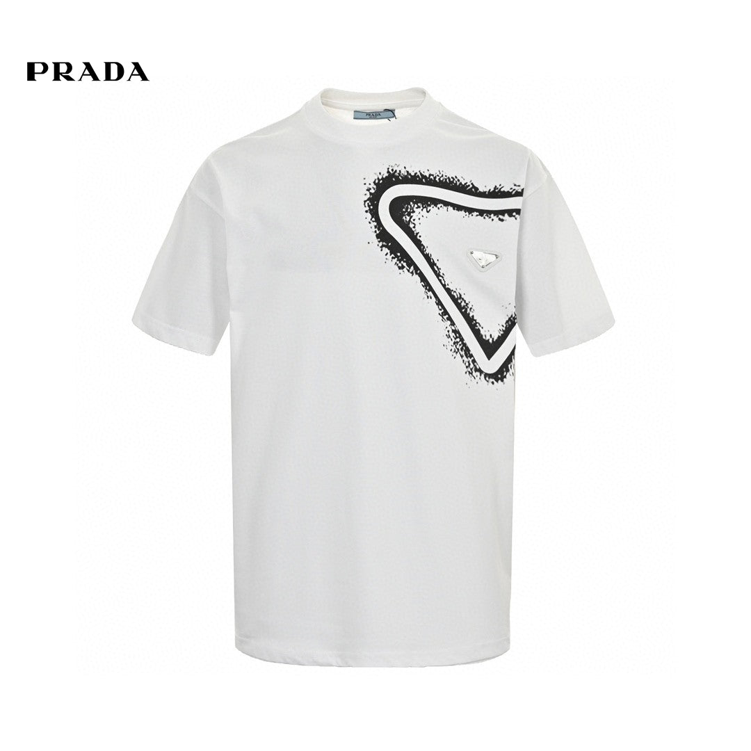 T-shirt à logo graphique Prada
