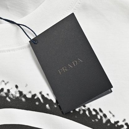 T-shirt à logo graphique Prada