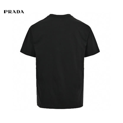 T-shirt Prada à logo graphique (noir)