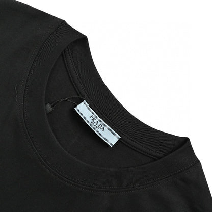 T-shirt Prada à logo graphique (noir)