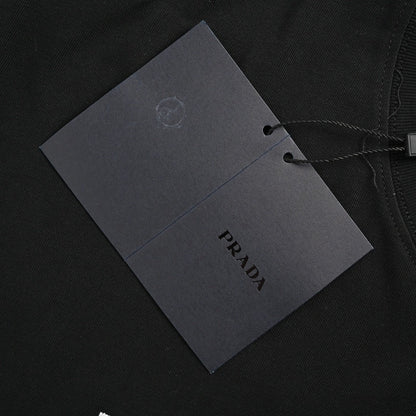 T-shirt Prada à logo graphique (noir)