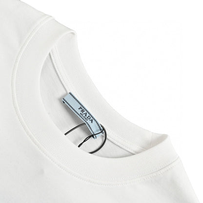 T-shirt à logo Prada (blanc)