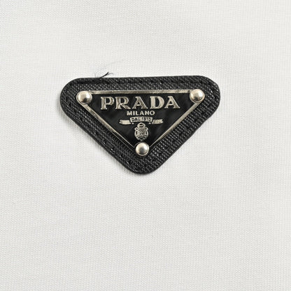 T-shirt à logo Prada (blanc)