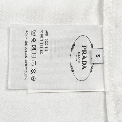 T-shirt à logo Prada (blanc)
