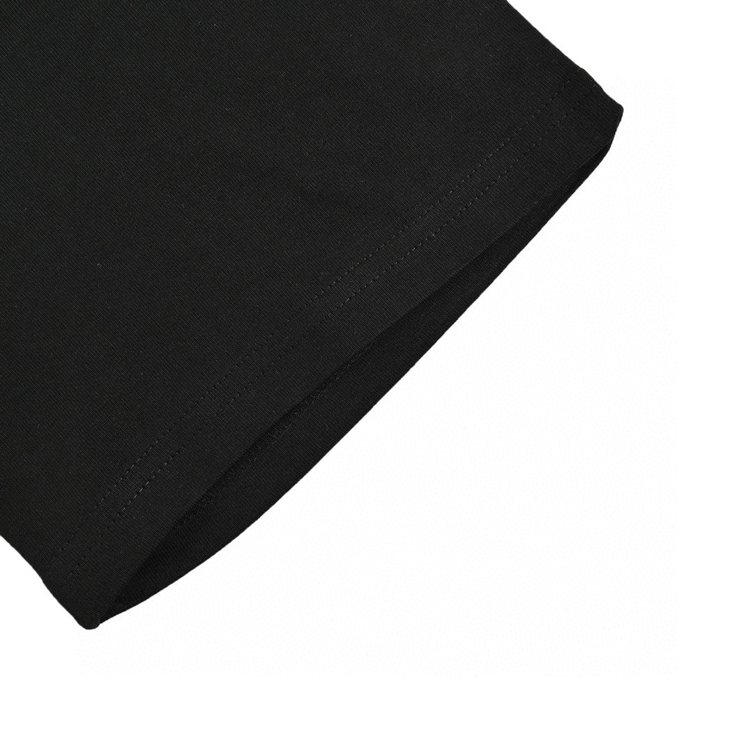 T-shirt Prada Milano noir à emblème