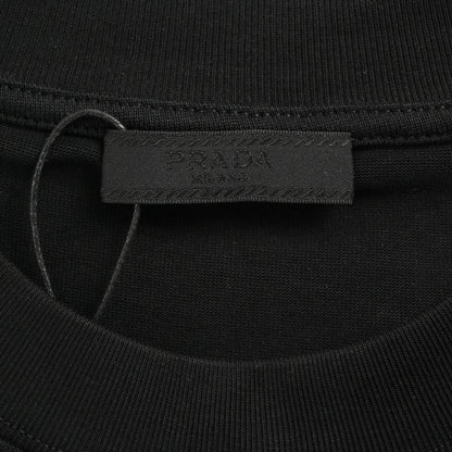 T-shirt Prada Milano noir à emblème