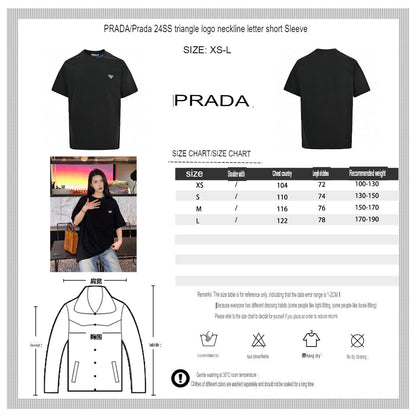 T-shirt Prada Milano Logo (Noir)