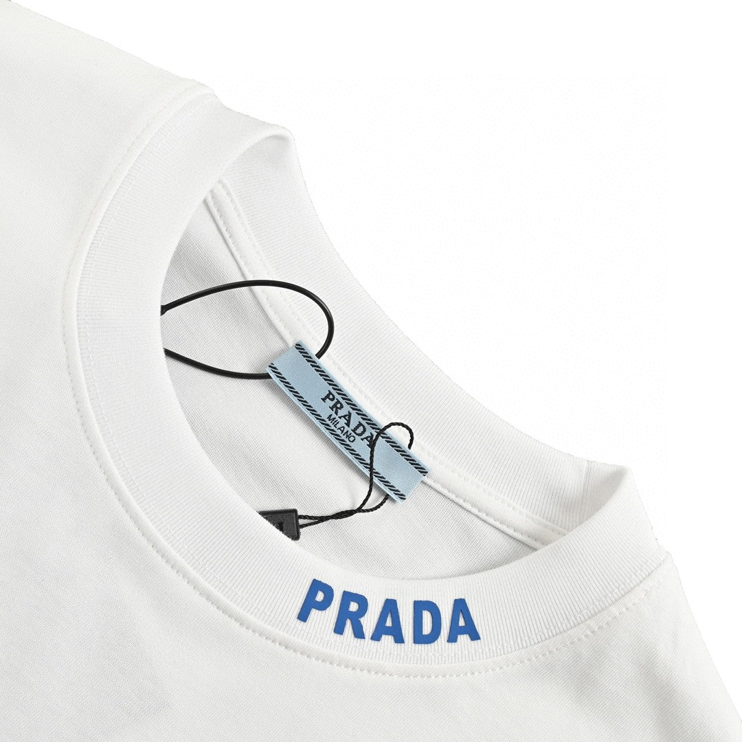 T-shirt Prada Milano Logo (Blanc)