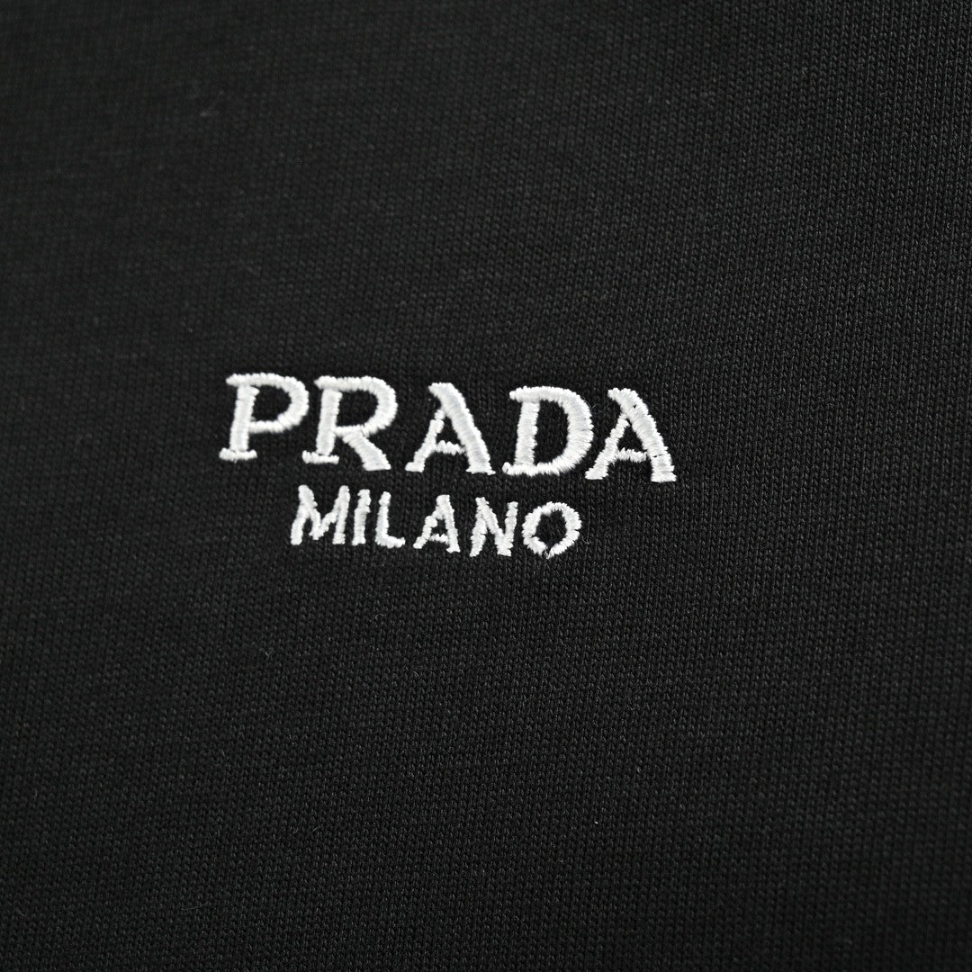 T-SHIRT PRADA MILANO NOIR