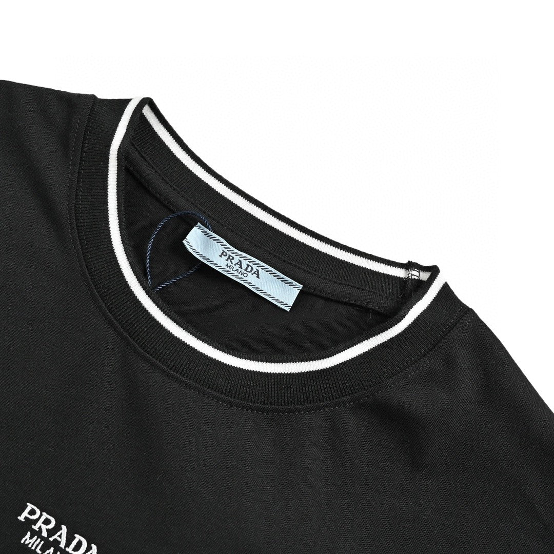 T-SHIRT PRADA MILANO NOIR