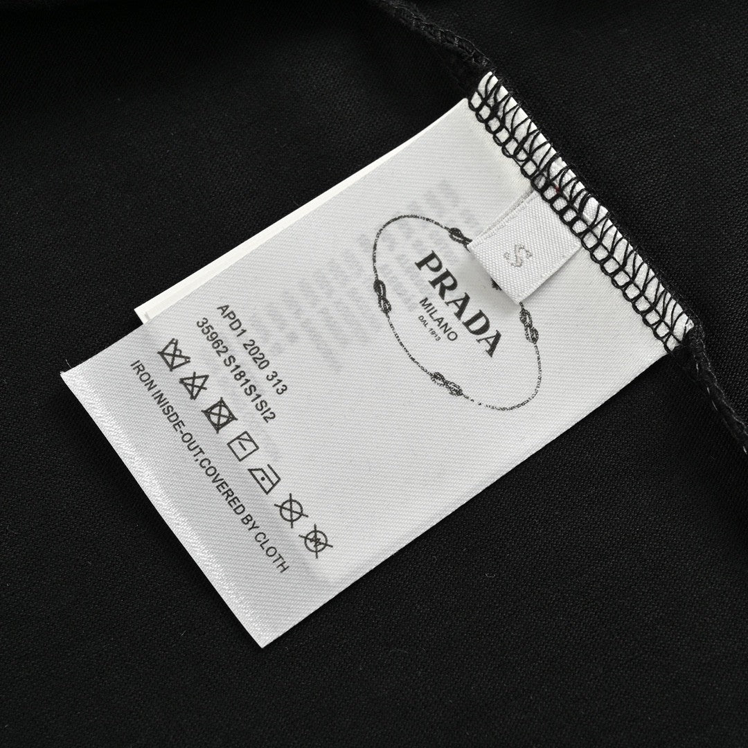 T-SHIRT PRADA MILANO NOIR