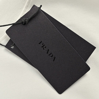 T-shirt Prada Milano blanc à emblème