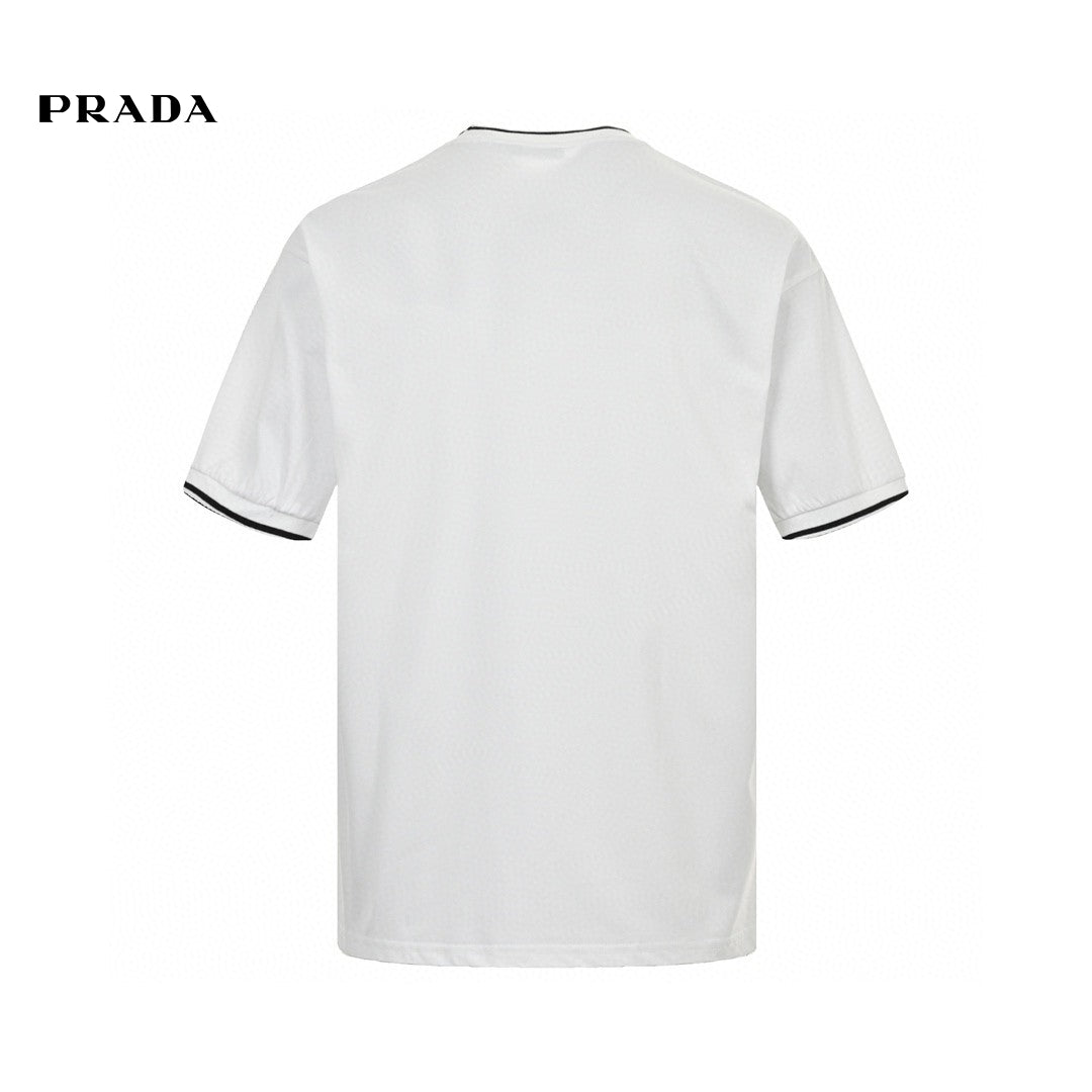 T-shirt blanc Prada Milano