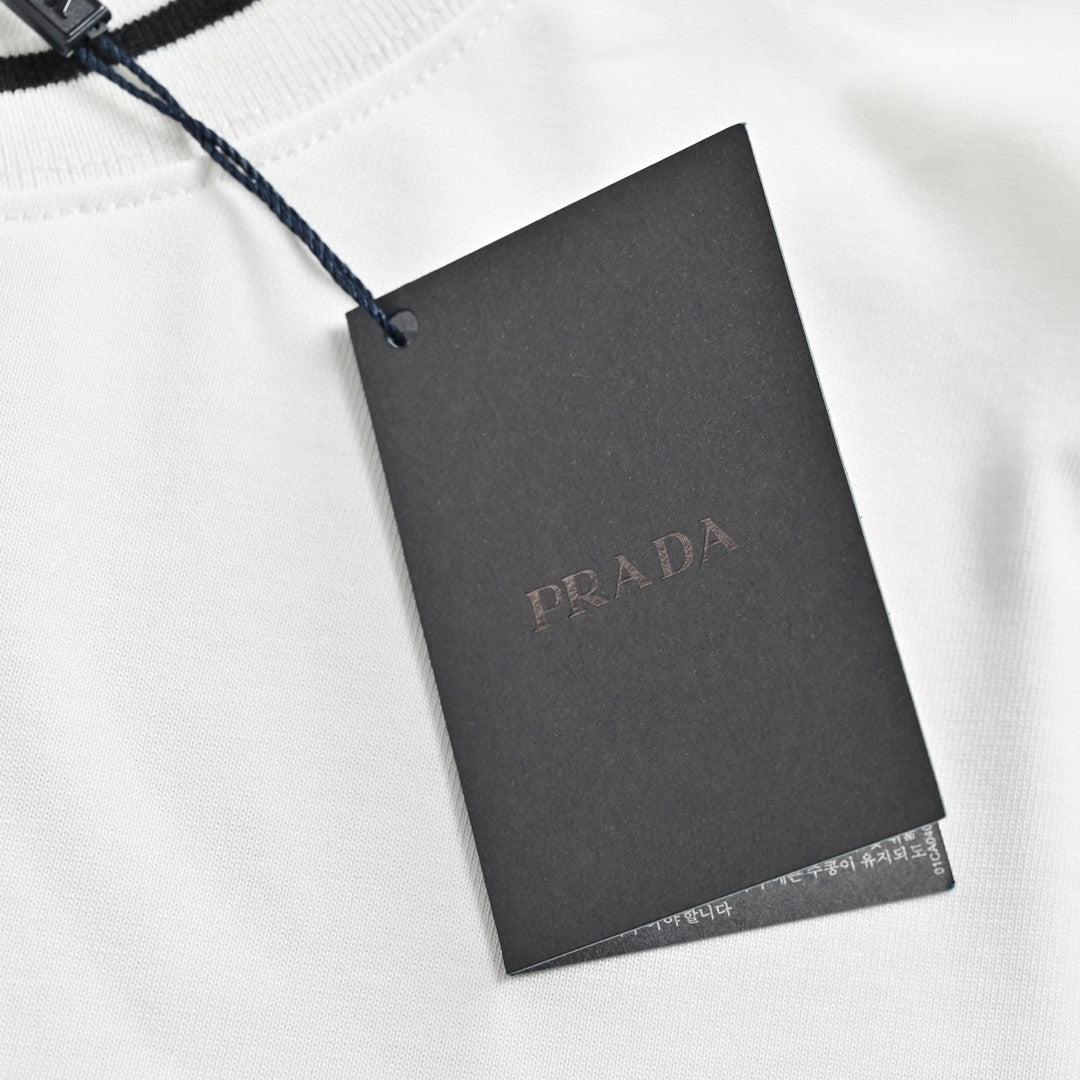 T-shirt blanc Prada Milano