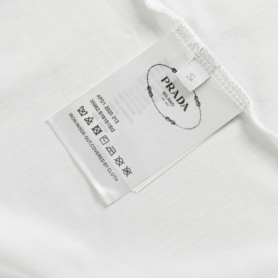 T-shirt blanc Prada Milano