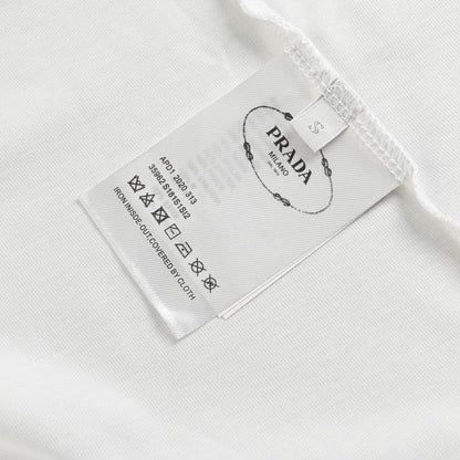 T-shirt blanc Prada Milano