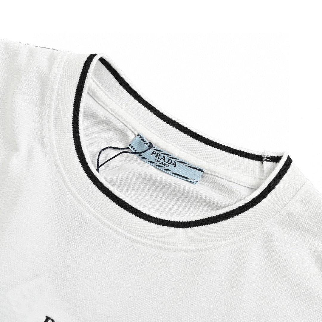 T-shirt blanc Prada Milano