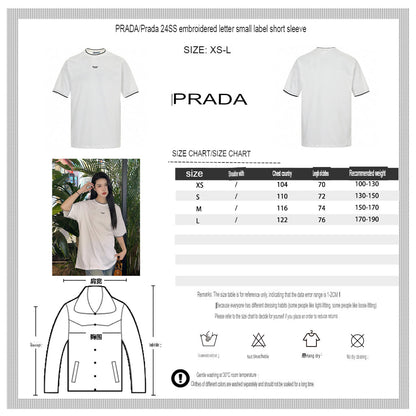 T-shirt blanc Prada Milano