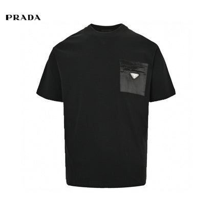 T-shirt Prada à poche (noir)