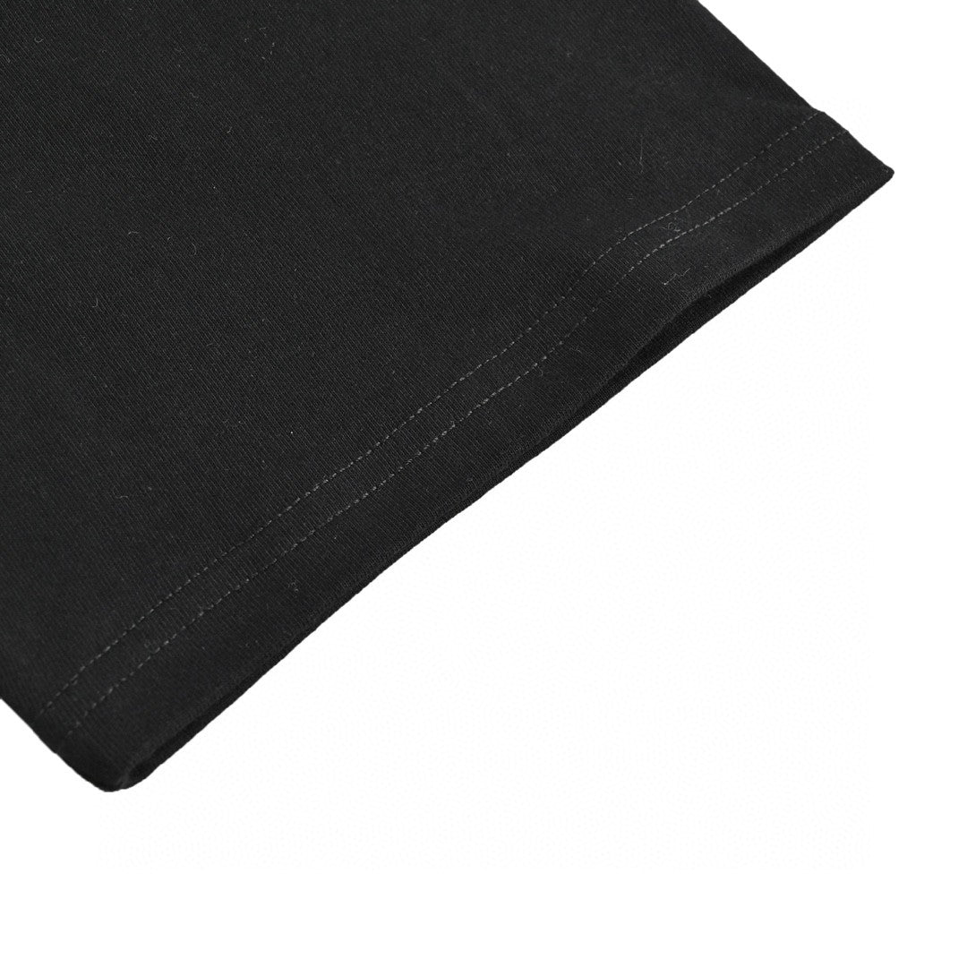 T-shirt Prada noir avec logo discret