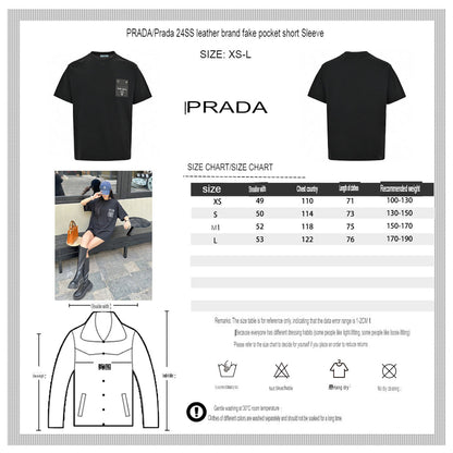 T-shirt Prada - Détail de la poche