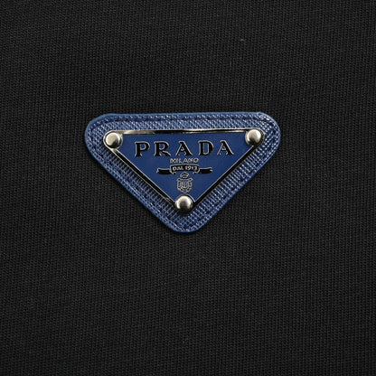 T-shirt à logo triangulaire Prada