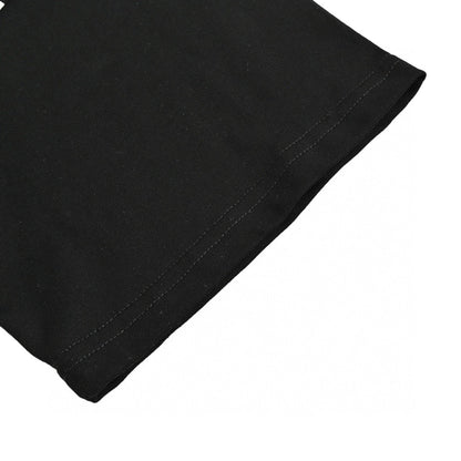 T-shirt Prada à logo triangulaire peint à la bombe (noir)