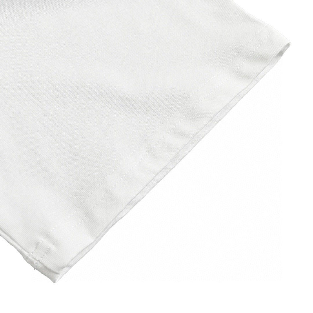 T-shirt Prada Triangle Spray Paint Logo (Blanc)