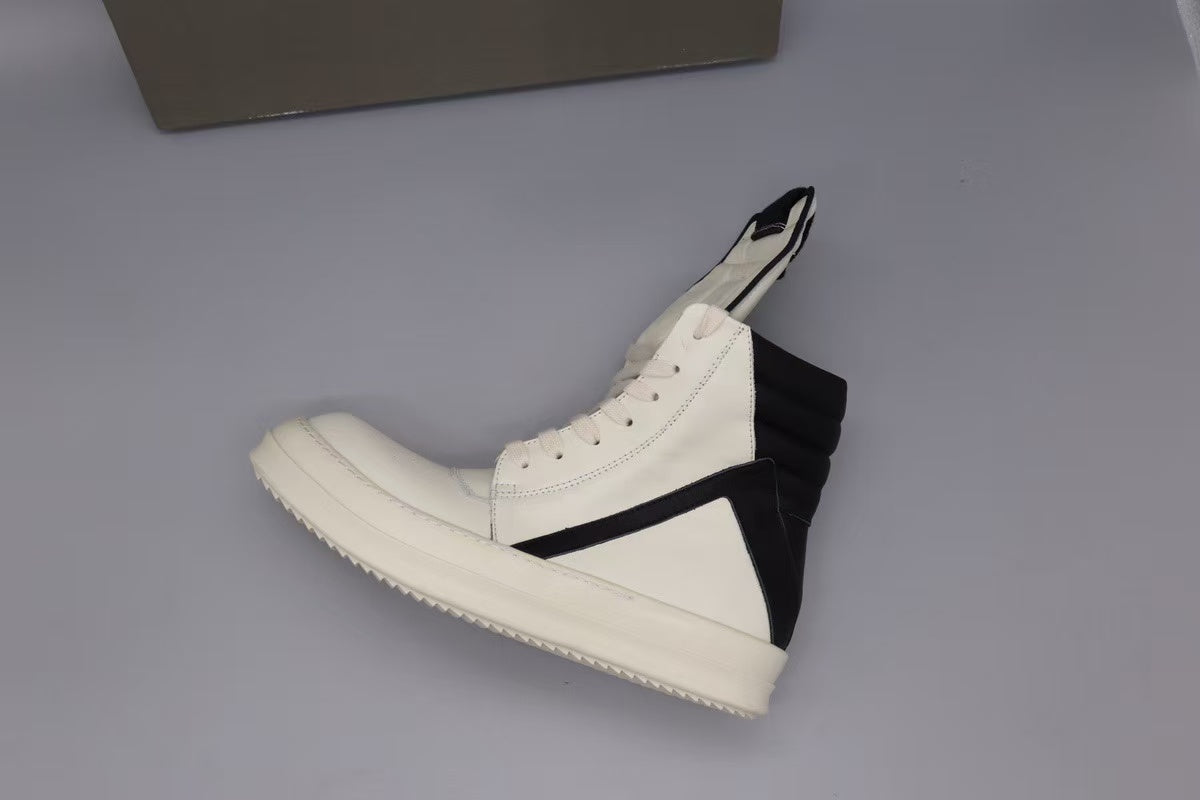 RICK OWENS GÉOBASKET NOIR LAIT