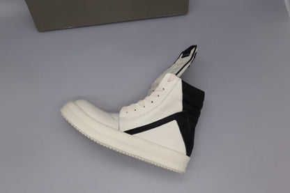 RICK OWENS GÉOBASKET NOIR LAIT
