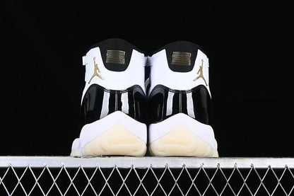 AIR JORDAN 11 DMP BLANC/NOIR/OR