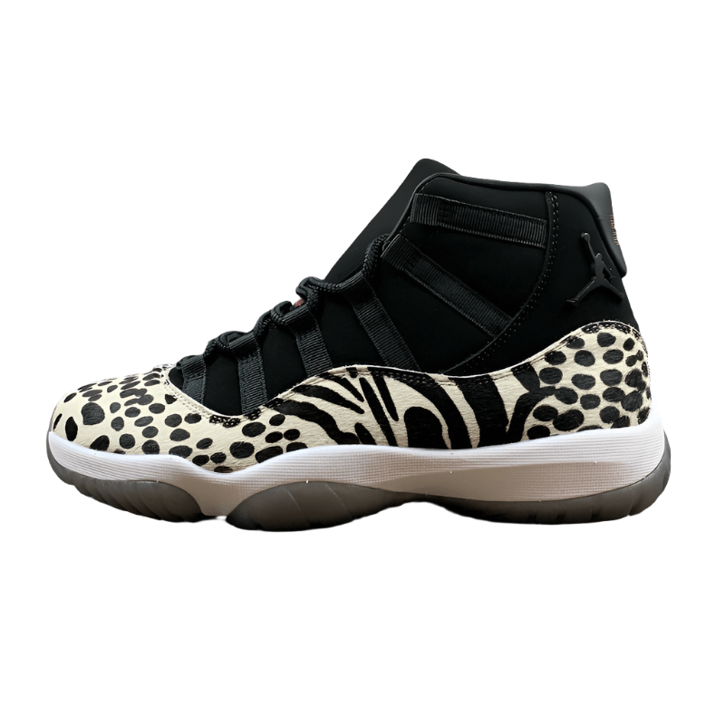 AIR JORDAN 11 RETRO ANIMAL INSTINCT NOIR/ROUGE-VOILE-BLANC