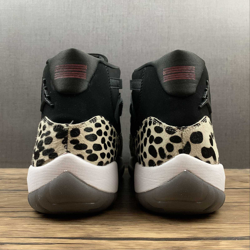 AIR JORDAN 11 RETRO ANIMAL INSTINCT NOIR/ROUGE-VOILE-BLANC