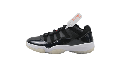 AIR JORDAN 11 RETRO LOW 72-10 NOIR/ROUGE GYM/BLANC/VOILE