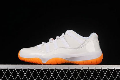 AIR JORDAN 11 RETRO LOW BLANC/AGRUMES VIVANTS