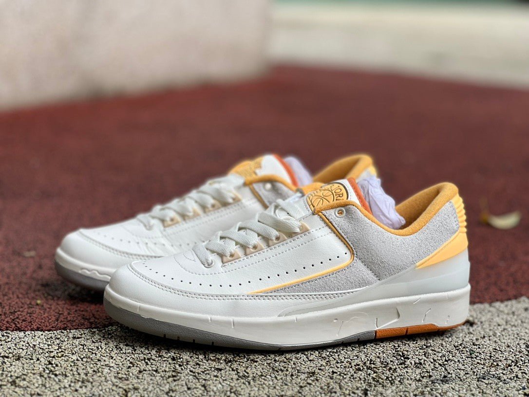 Air Jordan 2 Low Gris/Blanc/Orange