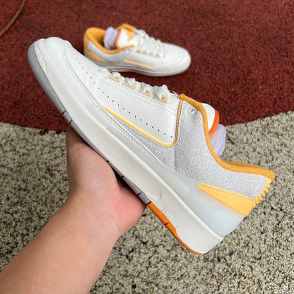 Air Jordan 2 Low Gris/Blanc/Orange