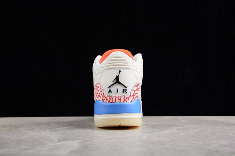 AIR JORDAN 3 MR TRIPLE DOUBLE PE BLANC/ROUGE/BLEU