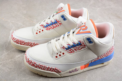 AIR JORDAN 3 MR TRIPLE DOUBLE PE BLANC/ROUGE/BLEU