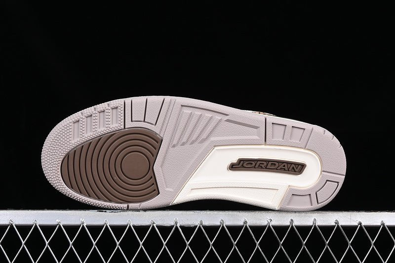 AIR JORDAN 3 PALOMINO GRIS/MARRON/BLANC