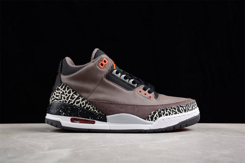 AIR JORDAN 3 RETRO NOIR/ORANGE/MARRON/BLANC